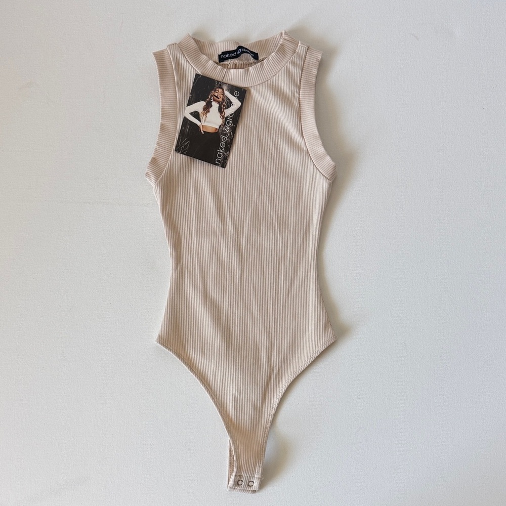 Beige Sculpting Bodysuit